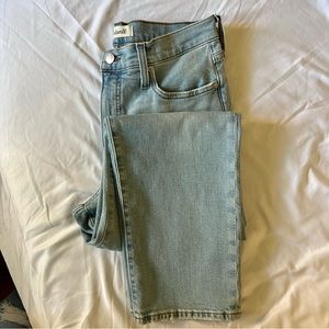 Madewell Perfect Vintage Straight Light Wash Jean